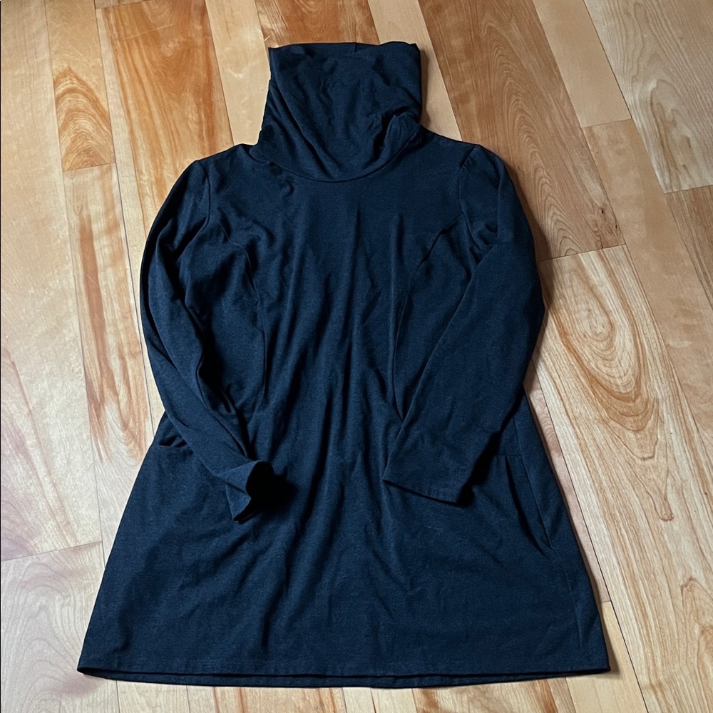 Charcoal gray Miik cowl neck Women's tunic